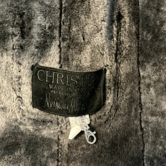 Black faux suede coat Small - Picture 3 of 4